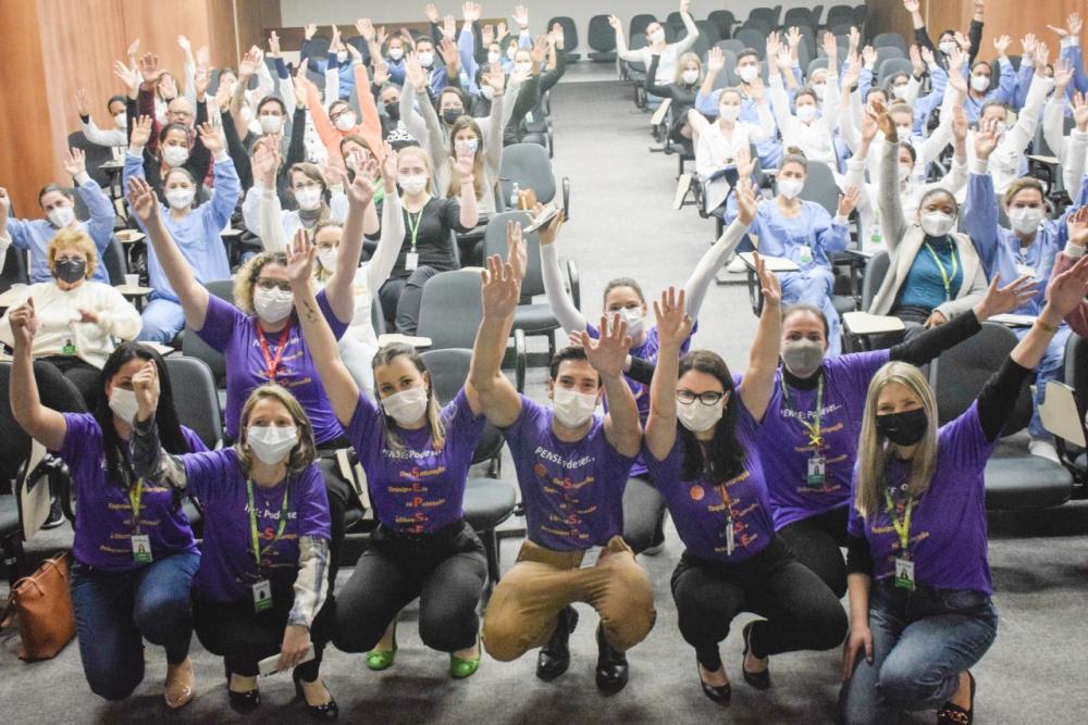 Ao todo, cerca de 150 pessoas participaram das palestras. Crédito: Divulgação/Assessoria de Imprensa Hospital Tacchini