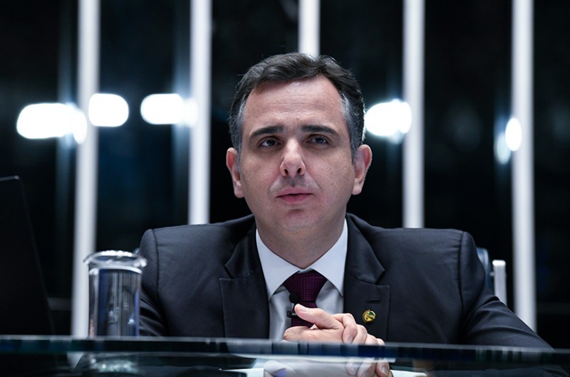 O presidente do Senado comentou decisão do Supremo Tribunal Federal, nesta quinta-feira (15), de manter a suspensão do piso - Roque de Sá/Agência Senado