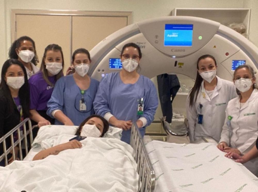 A simulação foi realizada na última quarta-feira, 13. Crédito: Divulgação/Assessoria de Imprensa do Hospital Tacchini