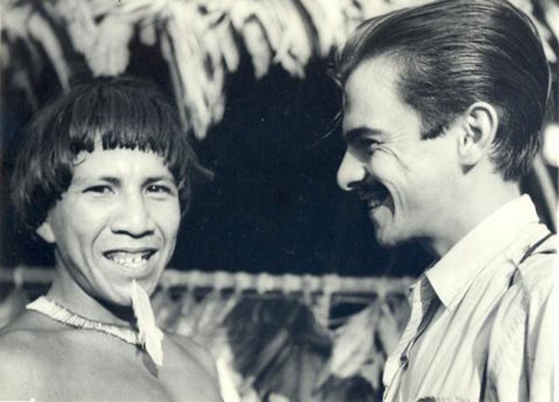 Entre 1946 e 1956, Darcy Ribeiro trabalhou em aldeias indígenas do Pantanal, do Centro-Oeste e da Amazônia - Acervo Fundar