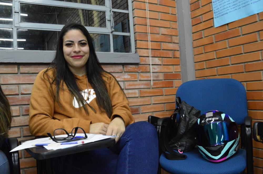 Emanuele Nunes viu no Qualifica Bento a chance de crescimento da empresa em que já trabalha - Fotos: Silvestre Santos/Exata Comunicação/Divulgação