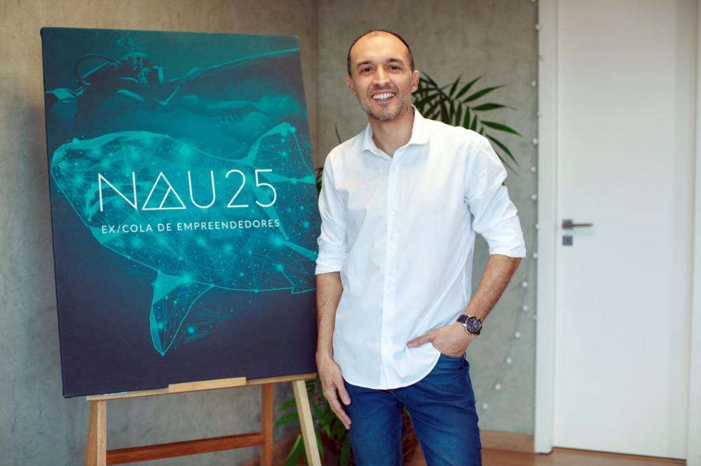 Leandro Ouriques, Capitão da NAU25 Ex/cola de Empreendedores, será um dos mentores do Workshop. Crédito: Divulgação