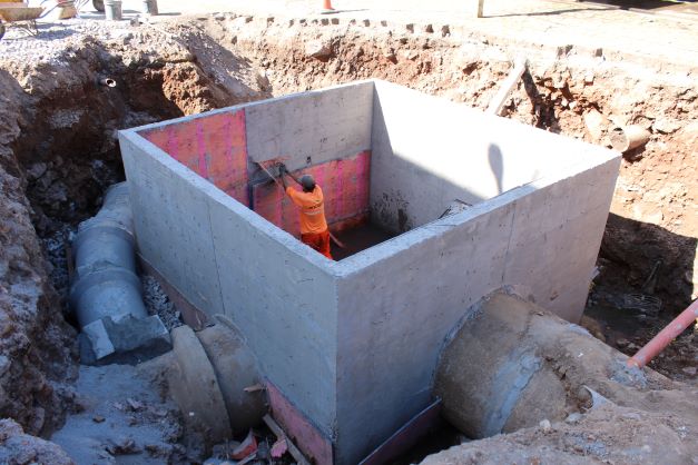 Prefeitura de Bento realiza construção de caixa de retenção e acumulação pluvial no bairro São Francisco