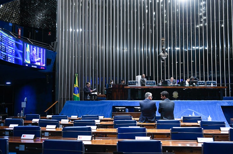 Plenário do Senado na sessão desta quinta-feira - Roque de Sá/Agência Senado