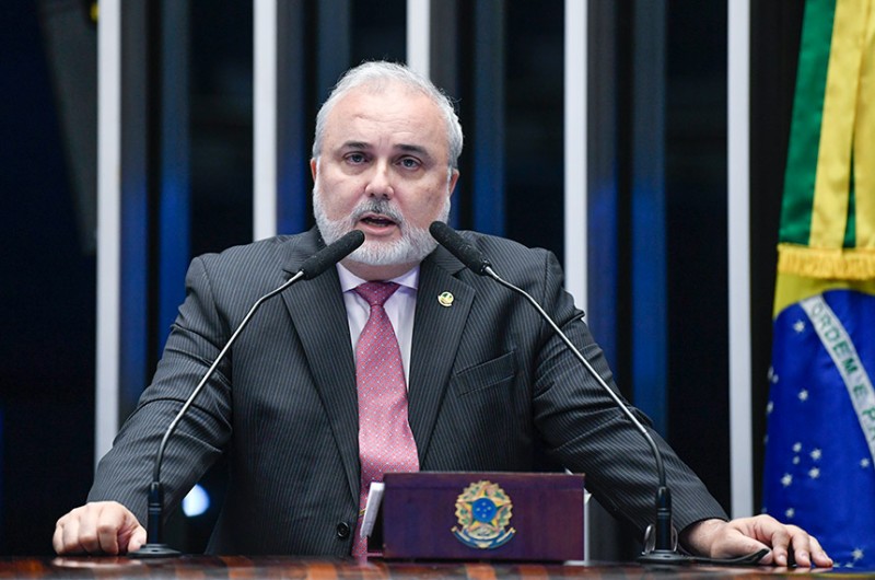 Jean Paul Prates fez um balanço de sua atuação parlamentar, que vai se encerrar no último dia de janeiro de 2023. - Roque de Sá/Agência Senado