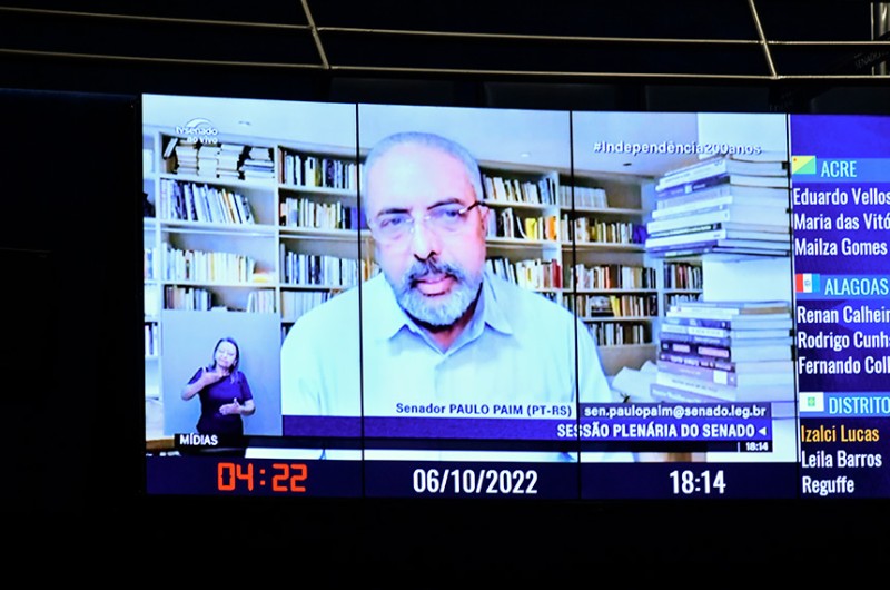 Paim: ninguém inventou no mundo um sistema melhor que a democracia - Waldemir Barreto/Agência Senado