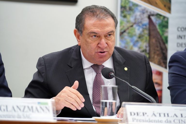 Deputado Átila Lins, que atualmente exerce seu oitavo mandato - (Foto: Acervo Câmara dos Deputados)