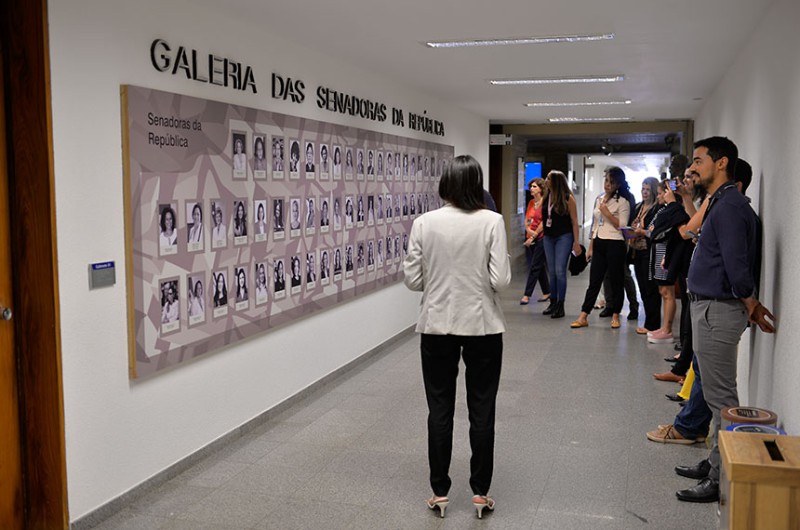 O roteiro entra na grade fixa de visitação do Congresso Nacional, sempre às quintas-feiras, às 10h15 - Rodrigo Viana/Agência Senado