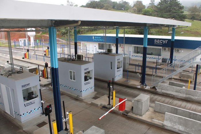 Nova praça de pedágio começa a funcionar com valor de R$ 4,10 para veículos leves - Foto: Rota Santa Maria/Divulgação