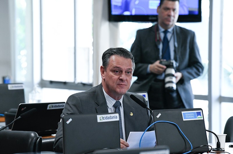 Autor do requerimento, Fávaro disse que as palavras de Damares o deixavam envergonhado - Roque de Sá/Agência Senado