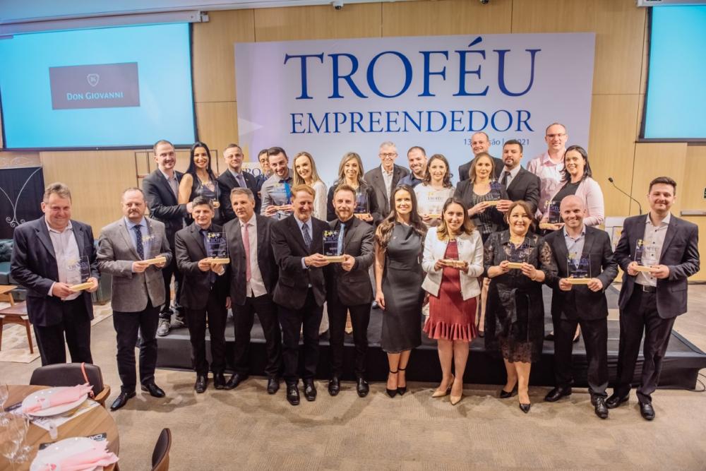 Registro dos vencedores do Troféu em 2021. Crédito: Divulgação