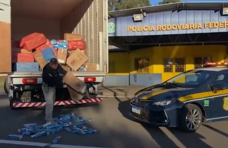 Serviço de Inteligência da PRF teve contribuição importante na apreensão - Foto: PRF/Divulgação