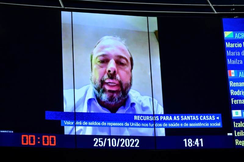 Silveira na sessão desta terça: senador defende investigação de denúncias contra empresários e agentes públicos - Jefferson Rudy/Agência Senado