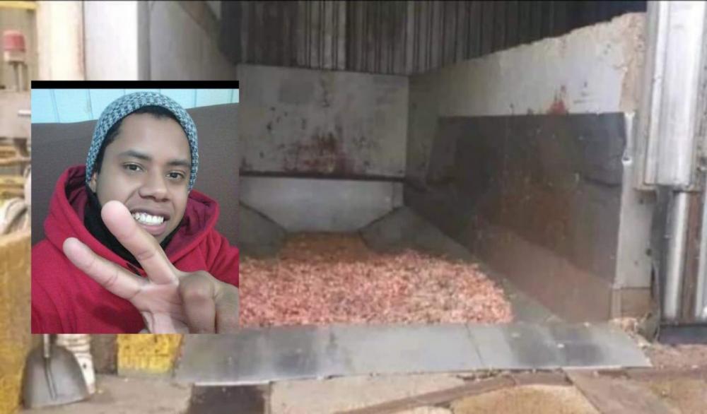 No meio dos dejetos de carne, foram encontrados um celular e uma carteira com os documentos da vítima, a qual foi identificada como João Manoel Silva Santos, de 31 anos. Crédito: Divulgação 