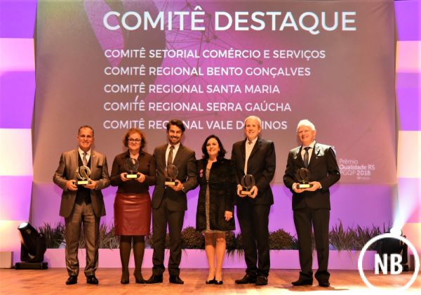 Comitê de Bento é premiado novamente no PGQP