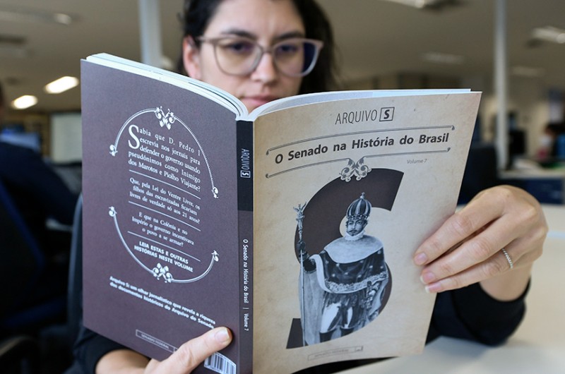 Livro é o 7º volume da série Arquivo S, que relata atuação do Senado em episódios importantes da história do Brasil - Edilson Rodrigues/Agência Senado