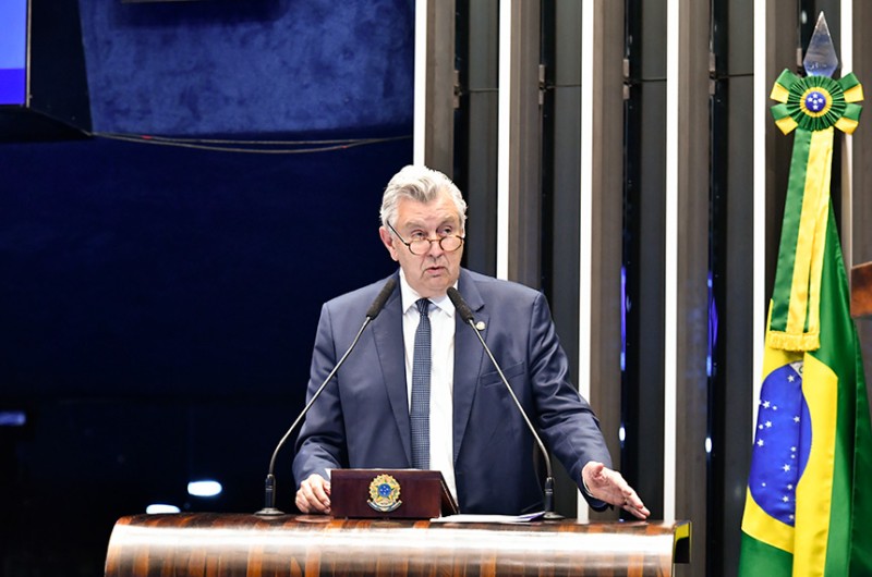 O senador também defendeu a abertura de processo de impeachment do presidente do TSE, ministro Alexandre de Moraes - Waldemir Barreto/Agência Senado