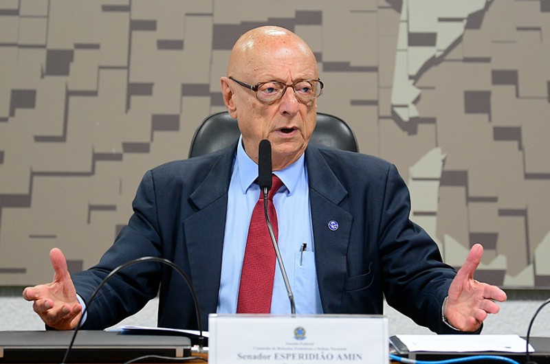 O mandato de Amin à frente da CRE vai até fevereiro de 2023 - Pedro França/Agência Senado