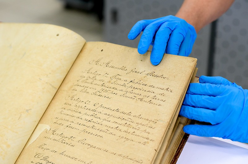 Originais da Lei Áurea fazem parte do acervo da Secretaria de Gestão da Informação e Documentação - Pedro França/Agência Senado