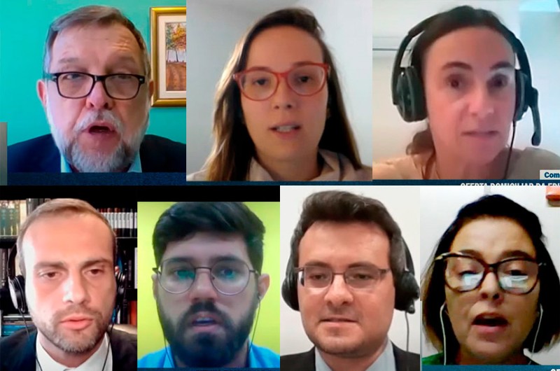 O debate interativo foi conduzido pelo senador Flávio Arns - Reprodução TV SENADO