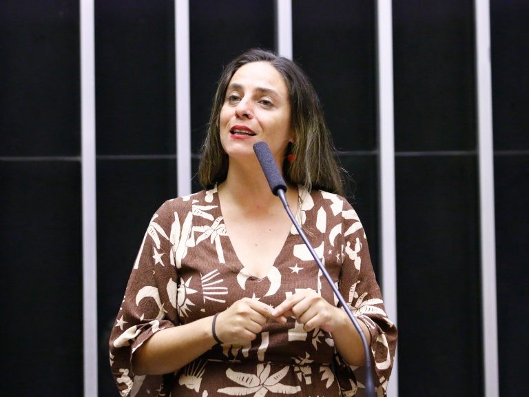 A autora da proposta, deputada Fernanda Melchionna - (Foto: Marina Ramos/ Câmara dos Deputados)