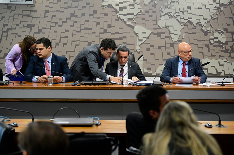 Plenário da Comissão de Relações Exteriores e Defesa Nacional do Senado durante reunião ordinária - Pedro França/Agência Senado