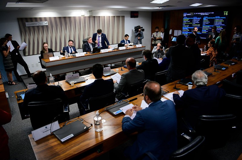 A senadora Soraya Thronicke pediu vistas para adiar a análise das matérias, que foi negado pelo senador Dário Berger - Pedro França/Agência Senado