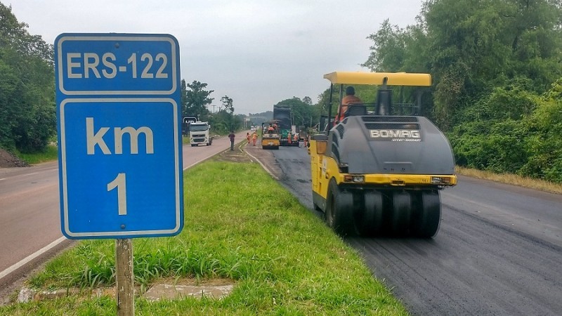 Trânsito tem alteração em parte da rodovia -Foto: Raphael Nunes / EGR