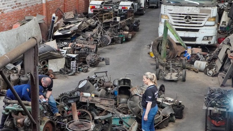 Ação ocorreu em três pontos de um mesmo proprietário em Canoas -Foto: Júlio Souza / Ascom SSP