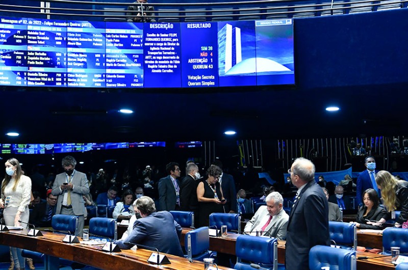 Senadores acataram nomes indicados pela Presidência da República e sabatinados antes na Comissão de Infraestrutura - Waldemir Barreto/Agência Senado