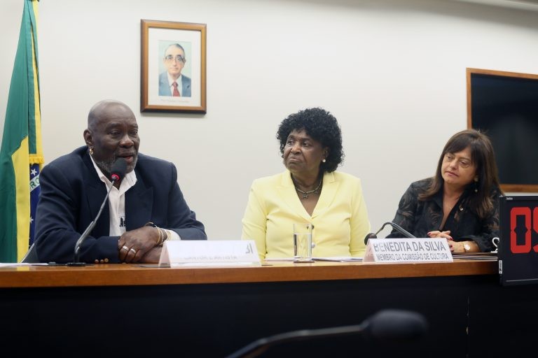 Benedita da Silva: historiografia brasileira ignorou o papel de africanos e seus descendentes na construção do País - (Foto: Vinicius Loures/ Câmara dos Deputados)