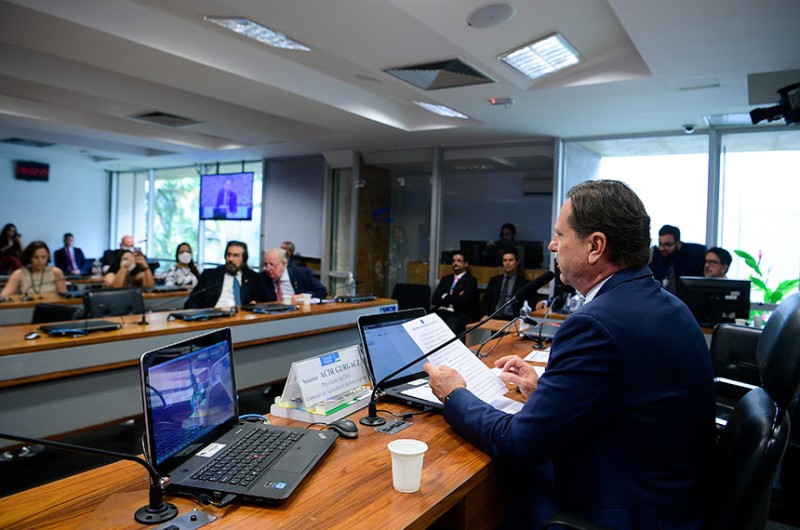Presidente da CRA e relator do PL 1.459/2022, Acir Gurgacz apresentou novamente seu parecer - Pedro França/Agência Senado