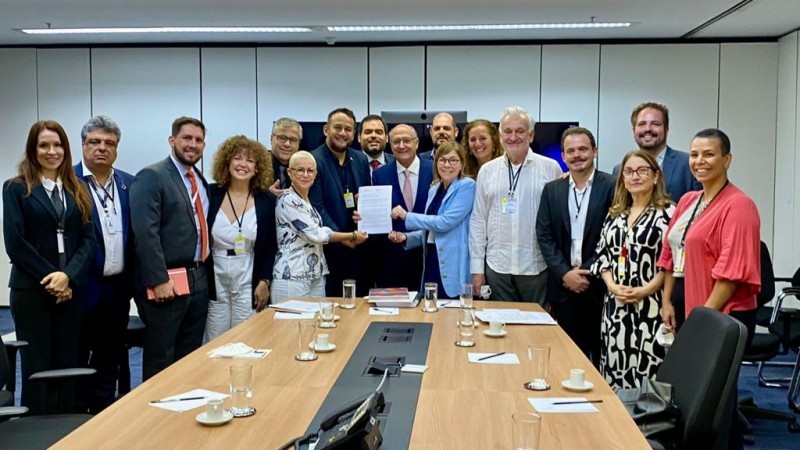 Secretários de Cultura entregaram Carta do RS para vice-presidente eleito, Geraldo Alckmin -Foto: Rafael Varela / Sedac