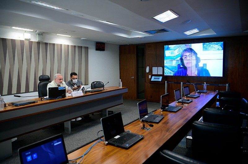 O debate, semipresencial, reuniu especialistas da região e foi conduzido pelo senador Jean Paul Prates - Pedro França/Agência Senado