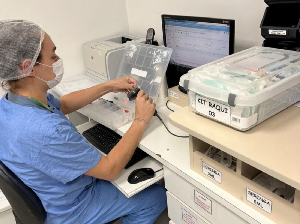 O sistema também permite otimizar a reposição de estoque, pois a baixa automática aponta para a necessidade de compra dos materiais em pouca quantidade. Crédito: Divulgação