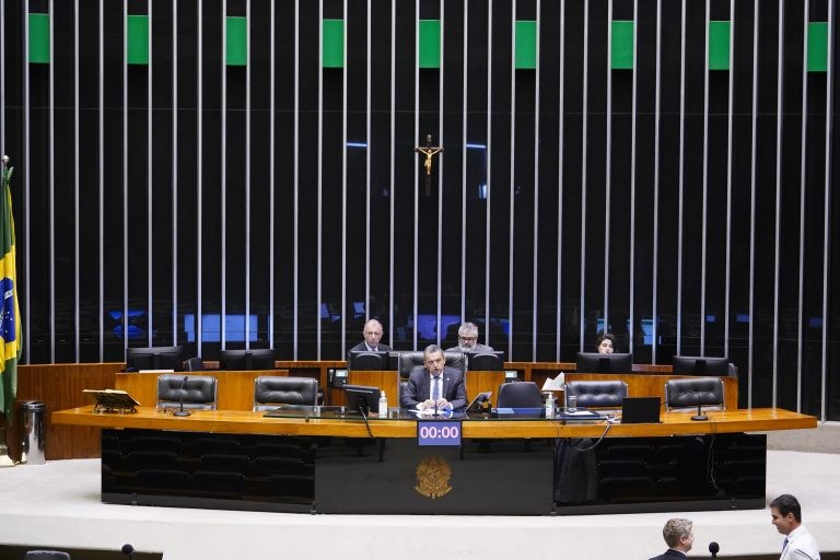 Sessão do Plenário - (Foto: Pablo Valadares/Câmara dos Deputados)