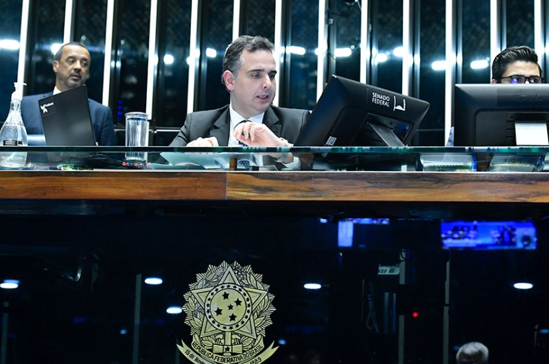 Pacheco: o projeto tem muito mais um simbolismo, a leitura de que ninguém é melhor ou maior que ninguém na relação processual - Waldemir Barreto/Agência Senado