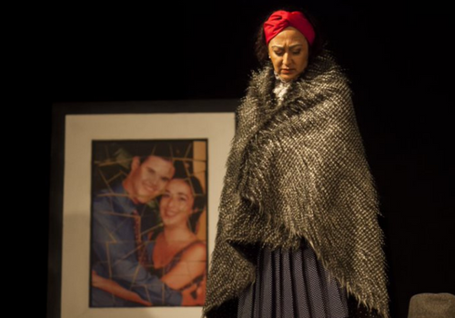 Monólogo é interpretado pela atriz brasiliense Lilian França (Fotografia: Humberto Araújo/Divulgação - Edição: CCOM Funarte)