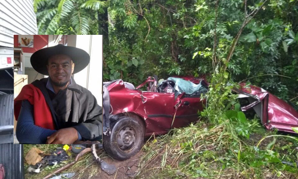 Crédito (foto do acidente): Luís Carlos Muller/Rádio Spaço FM 