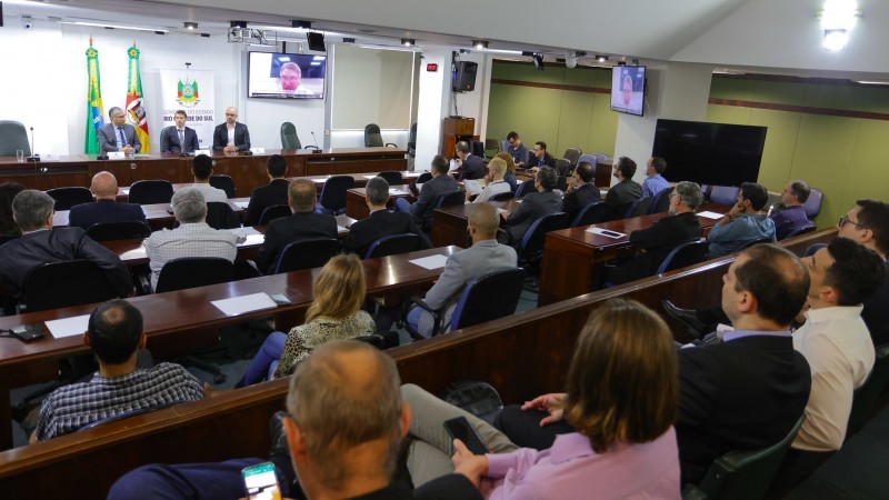 Evento teve o objetivo apresentar as iniciativas em curso e os resultados do trabalho já realizados na atual gestão -Foto: Itamar Aguiar / Palácio Piratini