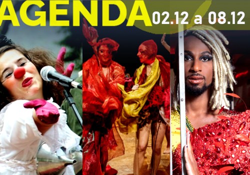 Convidamos você para as atividades culturais que acontecem presencialmente - e também online - entre os dias 2 e 8 de dezembro de 2022. São atrações de teatro, música e dança divididas entre o Teatro Dulcina, no Rio de Janeiro (RJ); o Complexo Cultural Fu