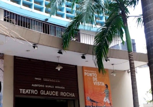 Teatro Glauce Rocha Funarte - Rio de Janeiro. Fachada. Foto divulgação.
