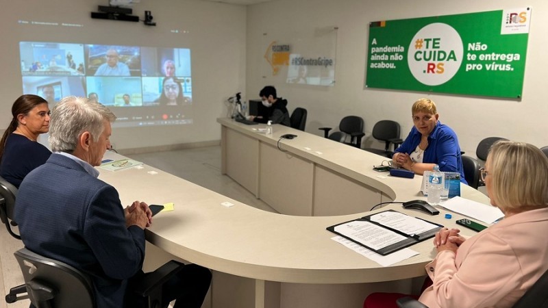 Ato de assinatura viabilizou recursos para o Hospital de Caridade Nossa Senhora Auxiliadora -Foto: Guga Stefanello / Ascom SES