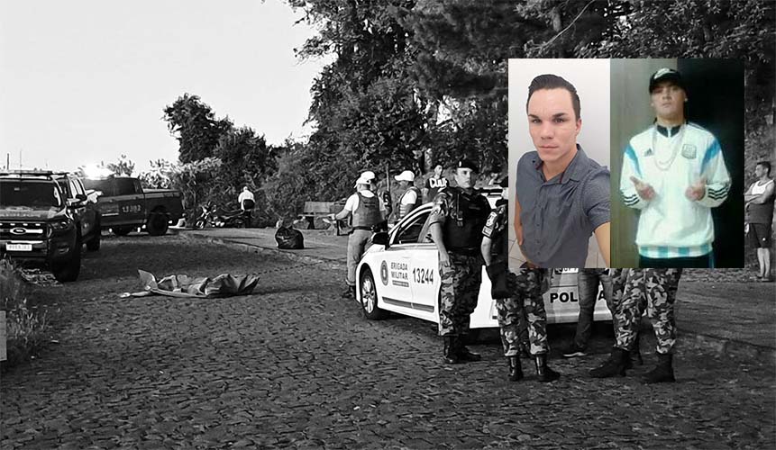 Josimar dos Santos, 35 anos, e Márcio Carneiro, de 27, foram duas das três vítimas mortas em Caxias do Sul - Foto: Robinho da Legal/Divulgação