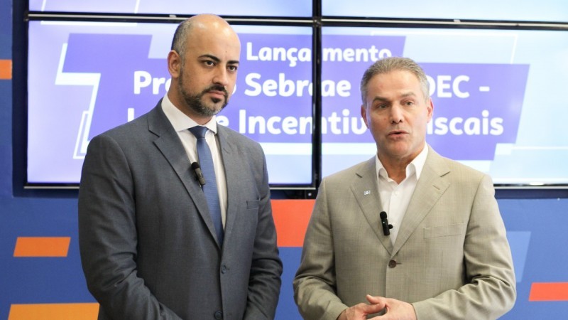 Maraschin e Godoy no evento que celebrou a parceria -Foto: Divulgação / Sebrae RS