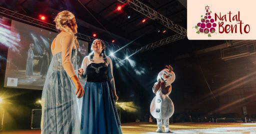 Frozen e Sami Voz e Violão será uma das grandes atrações do final do semana. Crédito: Divulgação