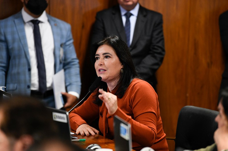 Relatora do PL 5.343/2022, Simone Tebet apresentou voto favorável na forma de um substitutivo - Roque de Sá/Agência Senado