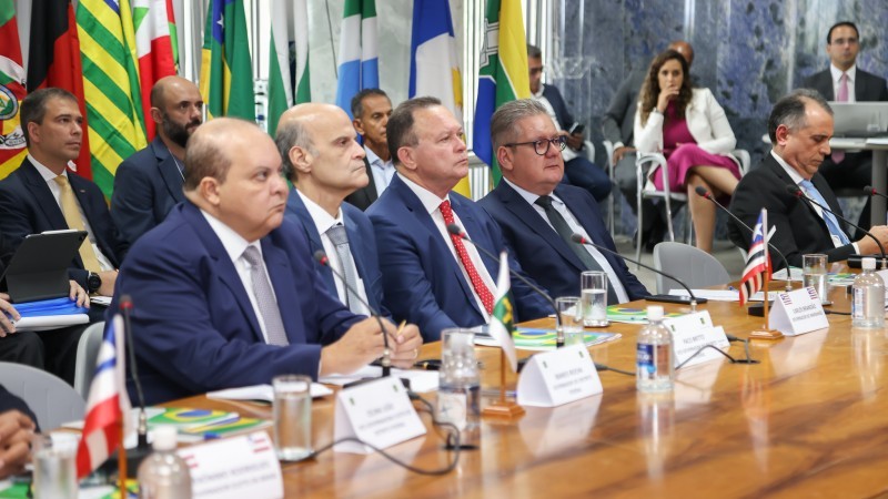 Ranolfo participou do Fórum de Governadores realizada em Brasília -Foto: Rodrigo Ziebell / Palácio Piratini