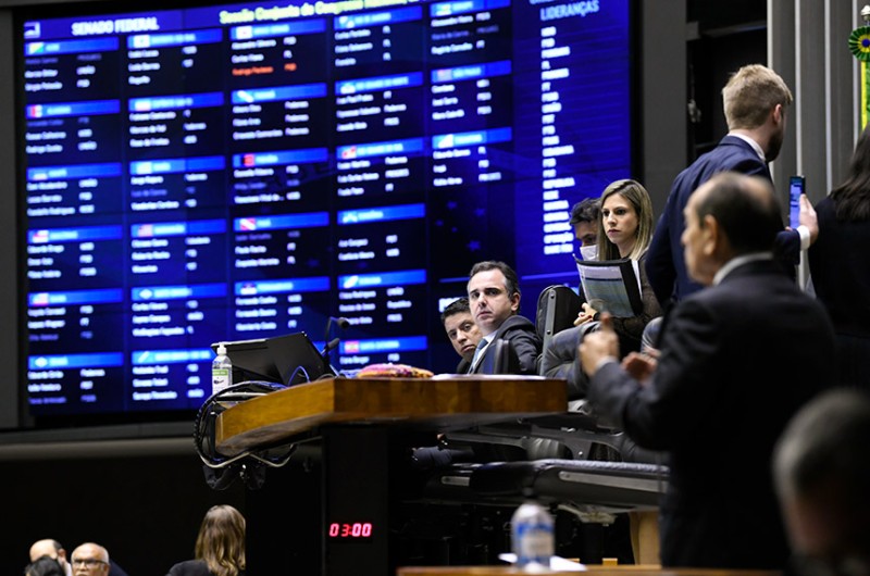 Plenário da Câmara em sessão do Congresso nesta quinta - Roque de Sá/Agência Senado