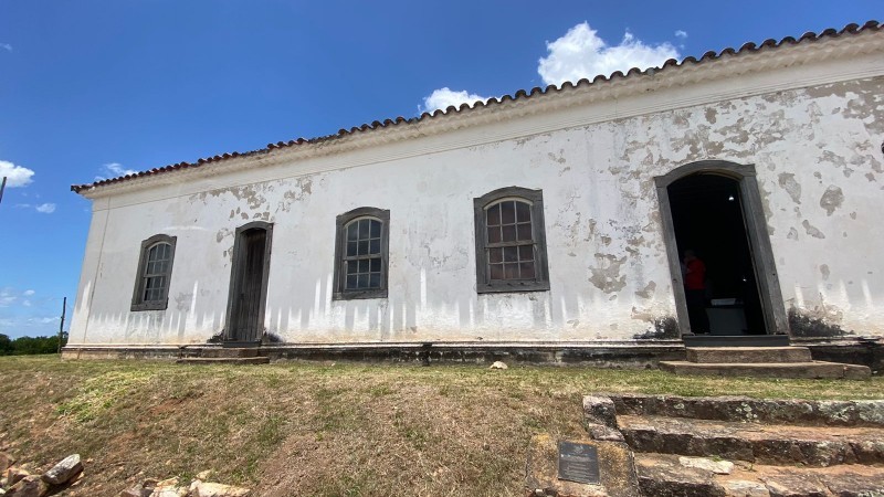 A fachada da casa em que o Bento Gonçalves viveu -Foto: Rafael Varela / Sedac